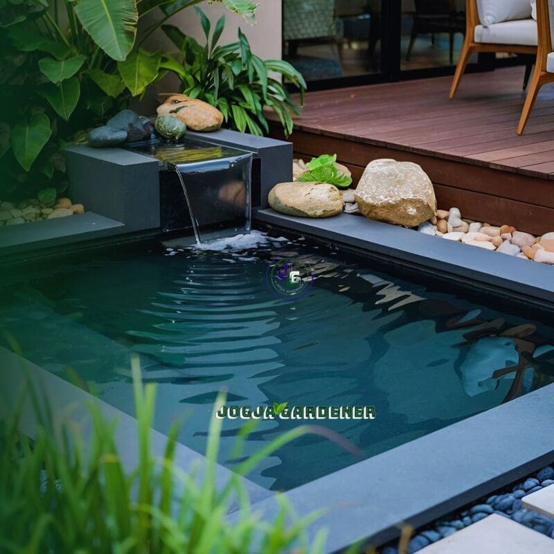 Pembuatan Kolam Minimalis