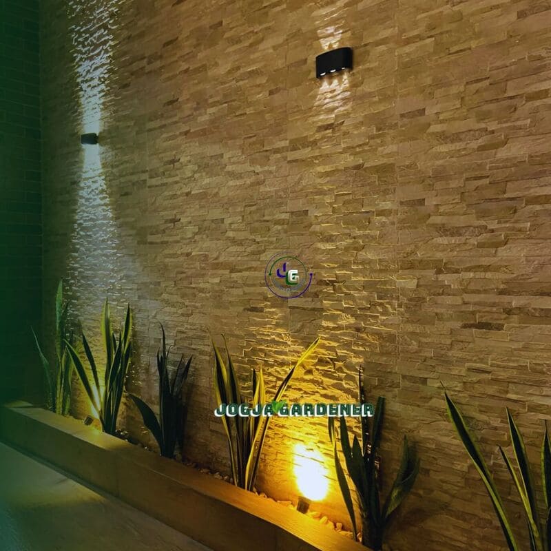 Pemasangan Dinding Batu Alam