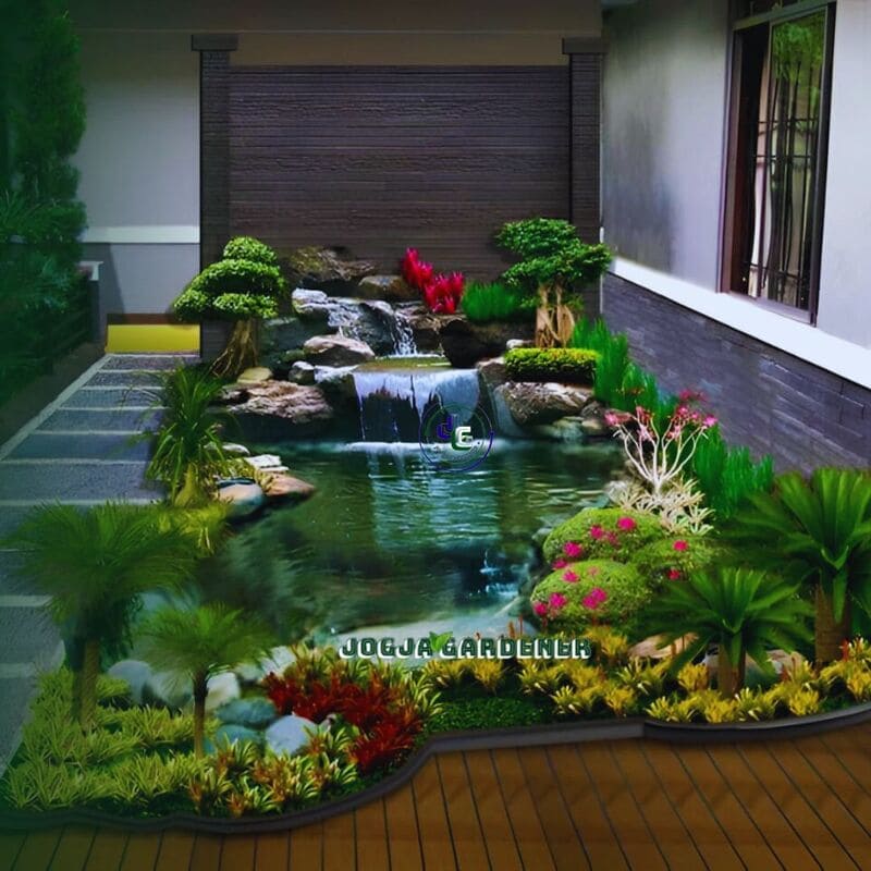 pembuatan kolam koi 2