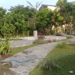 Pembuatan Taman Aula di Bantul